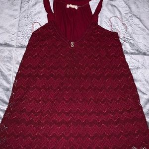 Maroon/Red Tank